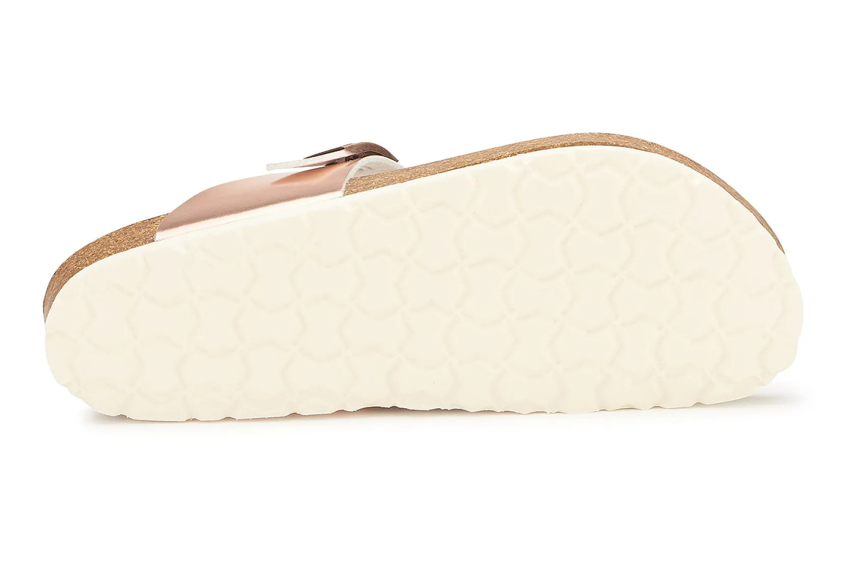 Zehentrenner|Sandalen|Horsch Schuhe Pantolette in Übergrößen Gold