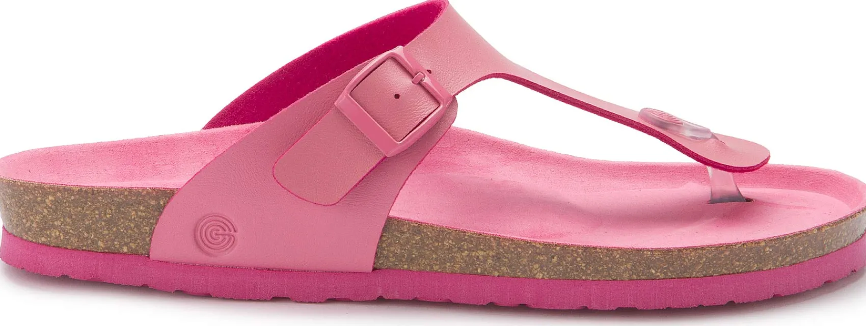 Zehentrenner|Sandalen|Horsch Schuhe Pantolette in Übergrößen Pink