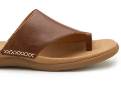 Zehentrenner|Sandalen|Gabor Pantolette in Übergrößen Braun
