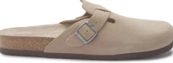 Sandalen|Hausschuhe|Horsch Schuhe Pantolette in Übergrößen Beige