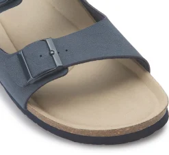 Sandalen|Hausschuhe|Horsch Schuhe Pantolette in Übergrößen Blau