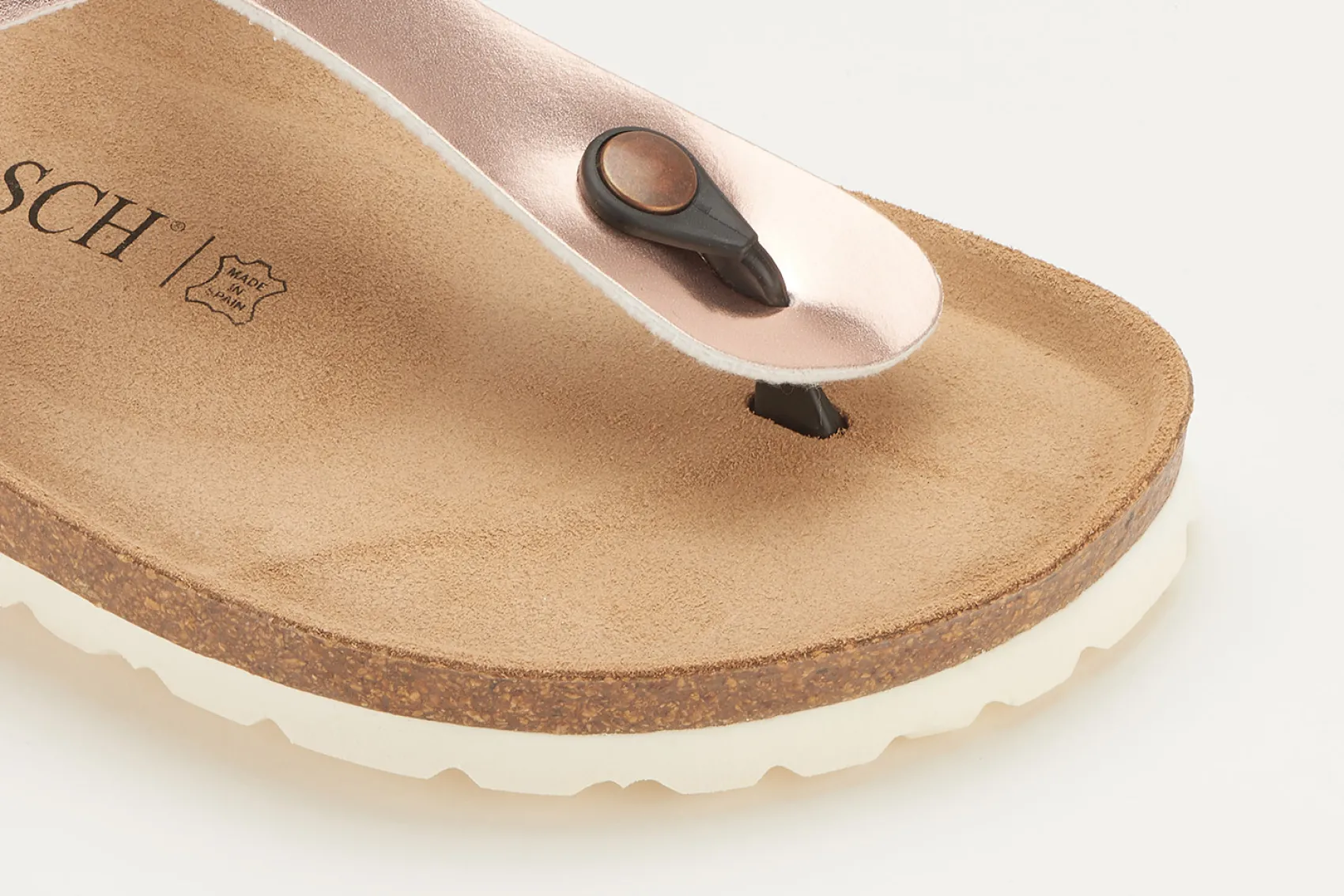 Zehentrenner|Sandalen|Horsch Schuhe Pantolette in Untergrößen Gold