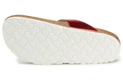 Zehentrenner|Sandalen|Horsch Schuhe Pantolette in Untergrößen Rot