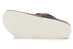 Zehentrenner|Sandalen|Horsch Schuhe Pantolette in Untergrößen Silber