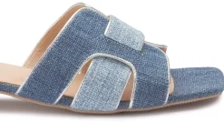 Pantoletten|Horsch Schuhe Pantolette in Untergrößen Blau