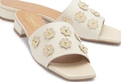 Pantoletten|Horsch Schuhe Pantolette in Untergrößen Weiß