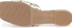 Pantoletten|Horsch Schuhe Pantolette in Untergrößen Gold