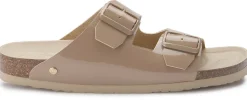 Sandalen|Pantoletten|Horsch Schuhe Pantolette in Untergrößen Beige