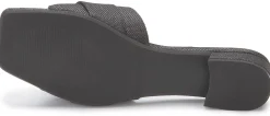 Sandalen|Pantoletten|Horsch Schuhe Pantolette in Untergrößen Schwarz