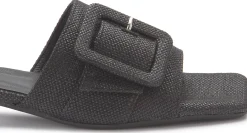 Sandalen|Pantoletten|Horsch Schuhe Pantolette in Untergrößen Schwarz