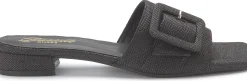 Sandalen|Pantoletten|Horsch Schuhe Pantolette in Untergrößen Schwarz