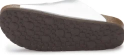 Sandalen|Pantoletten|Horsch Schuhe Pantolette in Untergrößen Silber