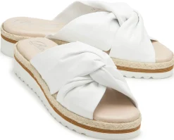 Sandalen|Pantoletten|Horsch Schuhe Pantolette in Untergrößen Weiß