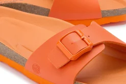 Sandalen|Pantoletten|Horsch Schuhe Pantolette in Untergrößen Orange