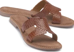 Sandalen|Pantoletten|Horsch Schuhe Pantolette in Untergrößen Braun