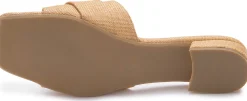 Sandalen|Pantoletten|Horsch Schuhe Pantolette in Untergrößen Beige