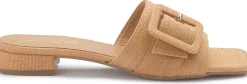 Sandalen|Pantoletten|Horsch Schuhe Pantolette in Untergrößen Beige