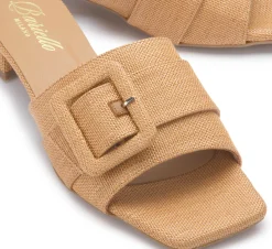 Sandalen|Pantoletten|Horsch Schuhe Pantolette in Untergrößen Beige