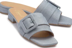 Sandalen|Pantoletten|Horsch Schuhe Pantolette in Untergrößen Blau