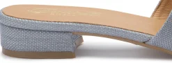 Sandalen|Pantoletten|Horsch Schuhe Pantolette in Untergrößen Blau