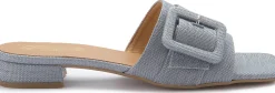 Sandalen|Pantoletten|Horsch Schuhe Pantolette in Untergrößen Blau