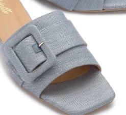 Sandalen|Pantoletten|Horsch Schuhe Pantolette in Untergrößen Blau