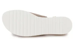 Sandalen|Pantoletten|Horsch Schuhe Pantolette in Untergrößen Beige
