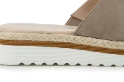 Sandalen|Pantoletten|Horsch Schuhe Pantolette in Untergrößen Beige