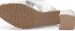 Sandalen|Pantoletten|Horsch Schuhe Pantolette in Untergrößen Silber