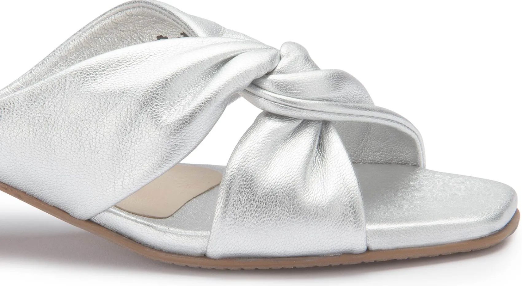 Sandalen|Pantoletten|Horsch Schuhe Pantolette in Untergrößen Silber