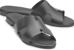 Sandalen|Pantoletten|Horsch Schuhe Pantolette in Untergrößen Schwarz