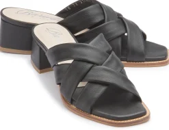 Sandalen|Pantoletten|Horsch Schuhe Pantolette in Untergrößen Schwarz