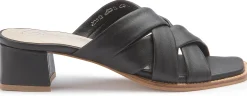 Sandalen|Pantoletten|Horsch Schuhe Pantolette in Untergrößen Schwarz