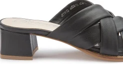 Sandalen|Pantoletten|Horsch Schuhe Pantolette in Untergrößen Schwarz