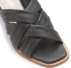 Sandalen|Pantoletten|Horsch Schuhe Pantolette in Untergrößen Schwarz