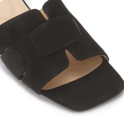 Sandalen|Pantoletten|Horsch Schuhe Pantolette in Untergrößen Schwarz