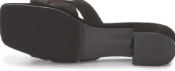 Sandalen|Pantoletten|Horsch Schuhe Pantolette in Untergrößen Schwarz