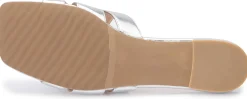 Sandalen|Pantoletten|Horsch Schuhe Pantolette in Untergrößen Silber