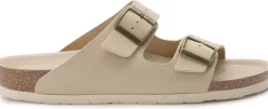Sandalen|Pantoletten|Horsch Schuhe Pantolette in Untergrößen Beige