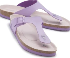 Sandalen|Pantoletten|Horsch Schuhe Pantolette in Untergrößen Lila