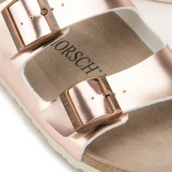 Sandalen|Pantoletten|Horsch Schuhe Pantolette in Untergrößen Gold