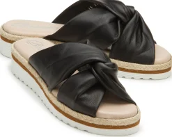 Sandalen|Pantoletten|Horsch Schuhe Pantolette in Untergrößen Schwarz