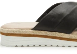 Sandalen|Pantoletten|Horsch Schuhe Pantolette in Untergrößen Schwarz