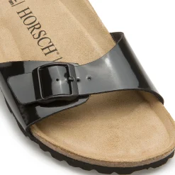 Sandalen|Pantoletten|Horsch Schuhe Pantolette in Untergrößen Schwarz
