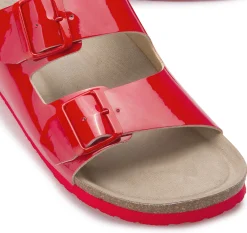Sandalen|Pantoletten|Horsch Schuhe Pantolette in Untergrößen Rot