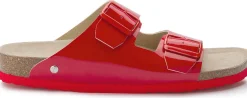 Sandalen|Pantoletten|Horsch Schuhe Pantolette in Untergrößen Rot