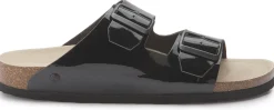Sandalen|Pantoletten|Horsch Schuhe Pantolette in Untergrößen Schwarz
