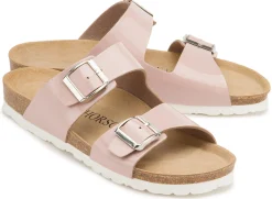 Sandalen|Pantoletten|Horsch Schuhe Pantolette in Untergrößen Rosa