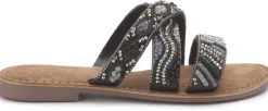 Sandalen|Pantoletten|Horsch Schuhe Pantolette in Untergrößen Schwarz
