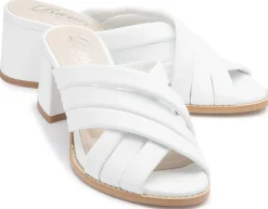 Sandalen|Pantoletten|Horsch Schuhe Pantolette in Untergrößen Weiß